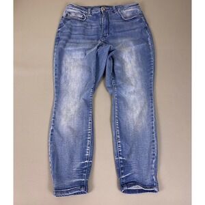 Judy Blue Jeans Women's Plus Size 16W Womens High Rise Skinny Medium Wash Blue *